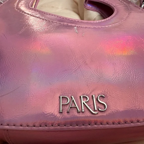 New with tagsParis Hilton Iridescent Pink Shoulder Bag - Picture 4 of 8